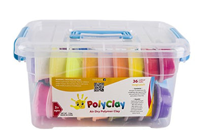 PolyClay 36 Colors Air Dry Clay Kit