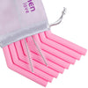 Reusable Silicone Straws -  8PCS Single Color Set