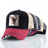 Animals Embroidery Baseball Caps - Trucker Snapback Hat