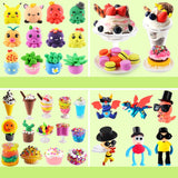 DIY Fluffy Slime Kit,Crystal Slime Making Kit 24 Color