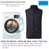 Women's Heated Vest Lightweight Slim Fit Insulated Heating Winter Vest