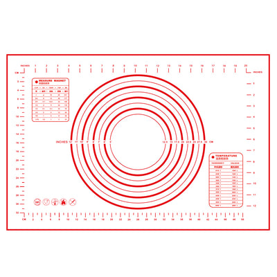 Silicone Baking Mat for Pastry Rolling with Measurements