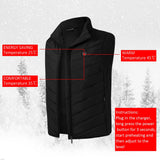 Women's Heated Vest Lightweight Slim Fit Insulated Heating Winter Vest