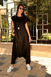Womens Drop Crotch Jumpsuit