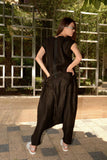 Womens Drop Crotch Jumpsuit