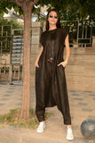 Womens Drop Crotch Jumpsuit