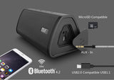 Portable Bluetooth Speaker - Loudspeaker Waterproof Outdoor Surround Sound System 10W
