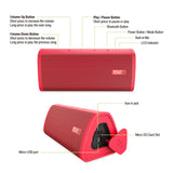 Portable Bluetooth Speaker - Loudspeaker Waterproof Outdoor Surround Sound System 10W