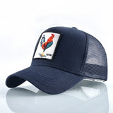 Animals Embroidery Baseball Caps - Trucker Snapback Hat
