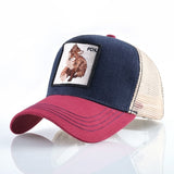 Animals Embroidery Baseball Caps - Trucker Snapback Hat