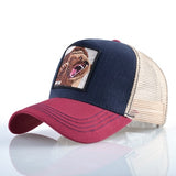 Animals Embroidery Baseball Caps - Trucker Snapback Hat