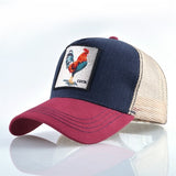 Animals Embroidery Baseball Caps - Trucker Snapback Hat