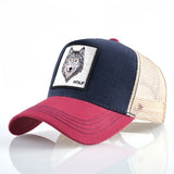 Animals Embroidery Baseball Caps - Trucker Snapback Hat