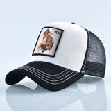 Animals Embroidery Baseball Caps - Trucker Snapback Hat